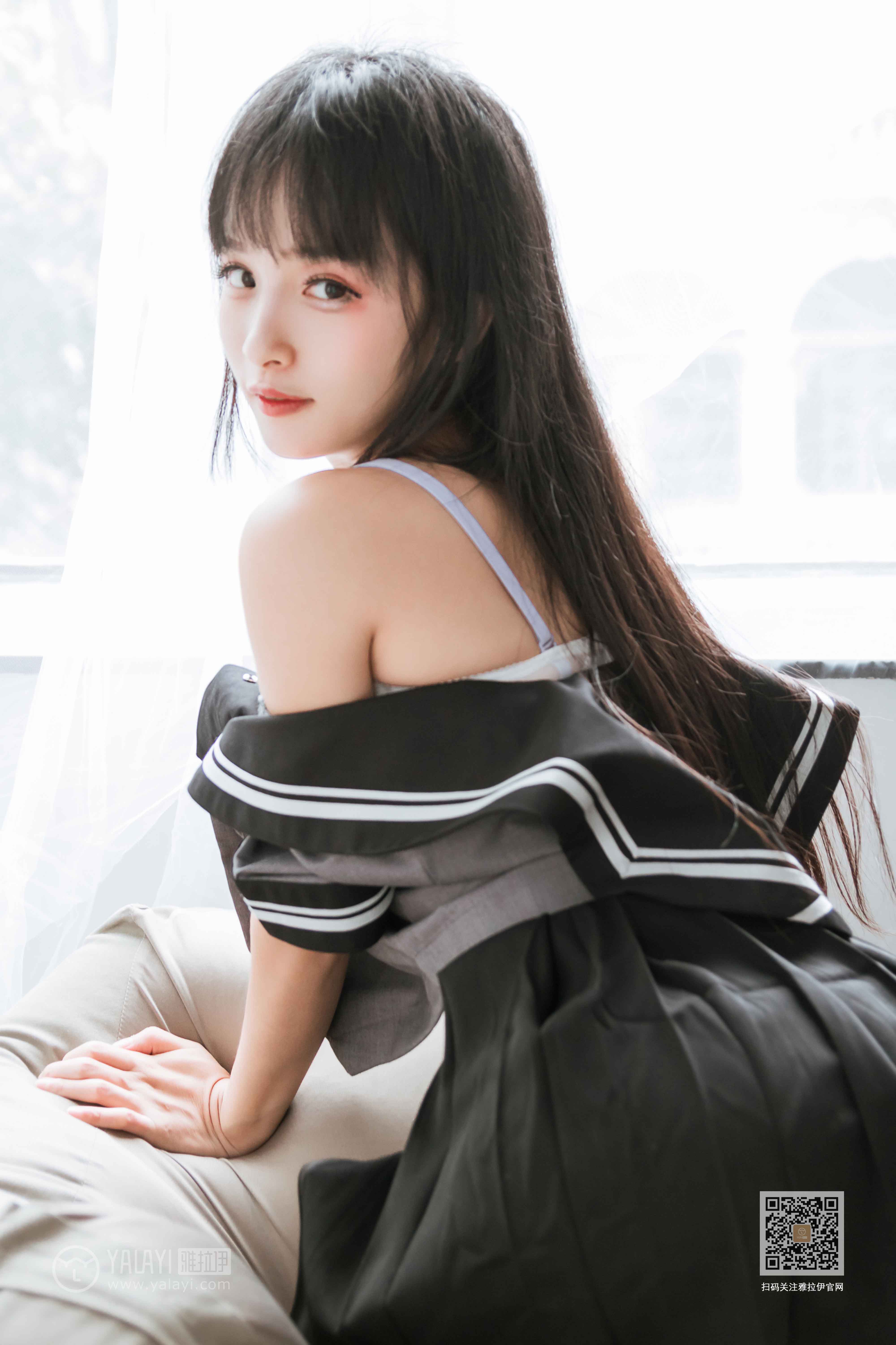 [YALAYI雅拉伊]2020.04.10Y601艾丽《疯狂的jk学妹》插图3